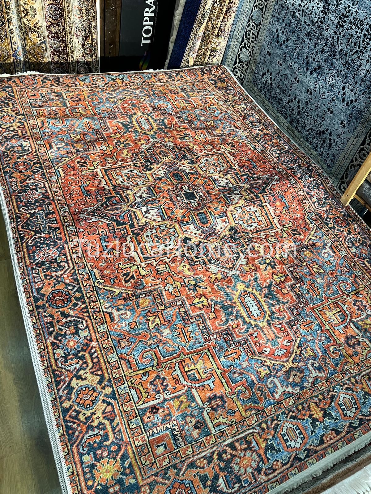 Tuzluca Home Yıkanabilir Dokuma Taban Kilim 0084