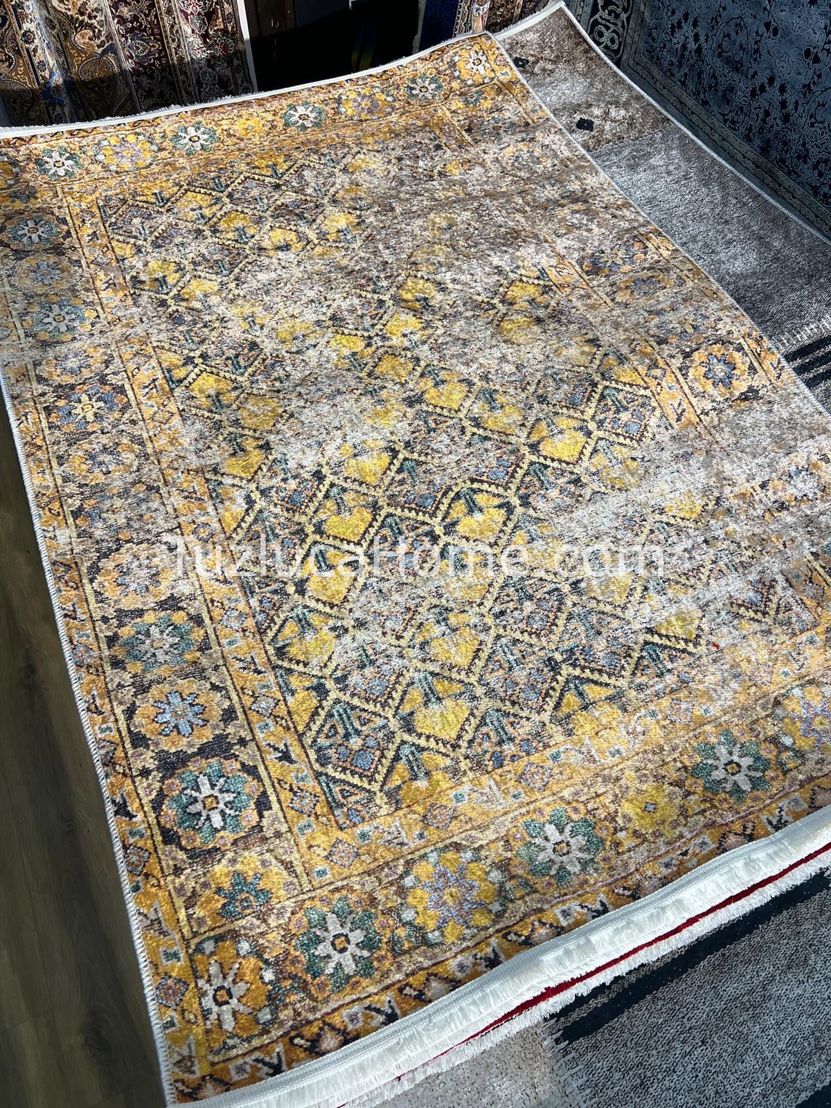 Tuzluca Home Yıkanabilir Dokuma Taban Kilim 0085
