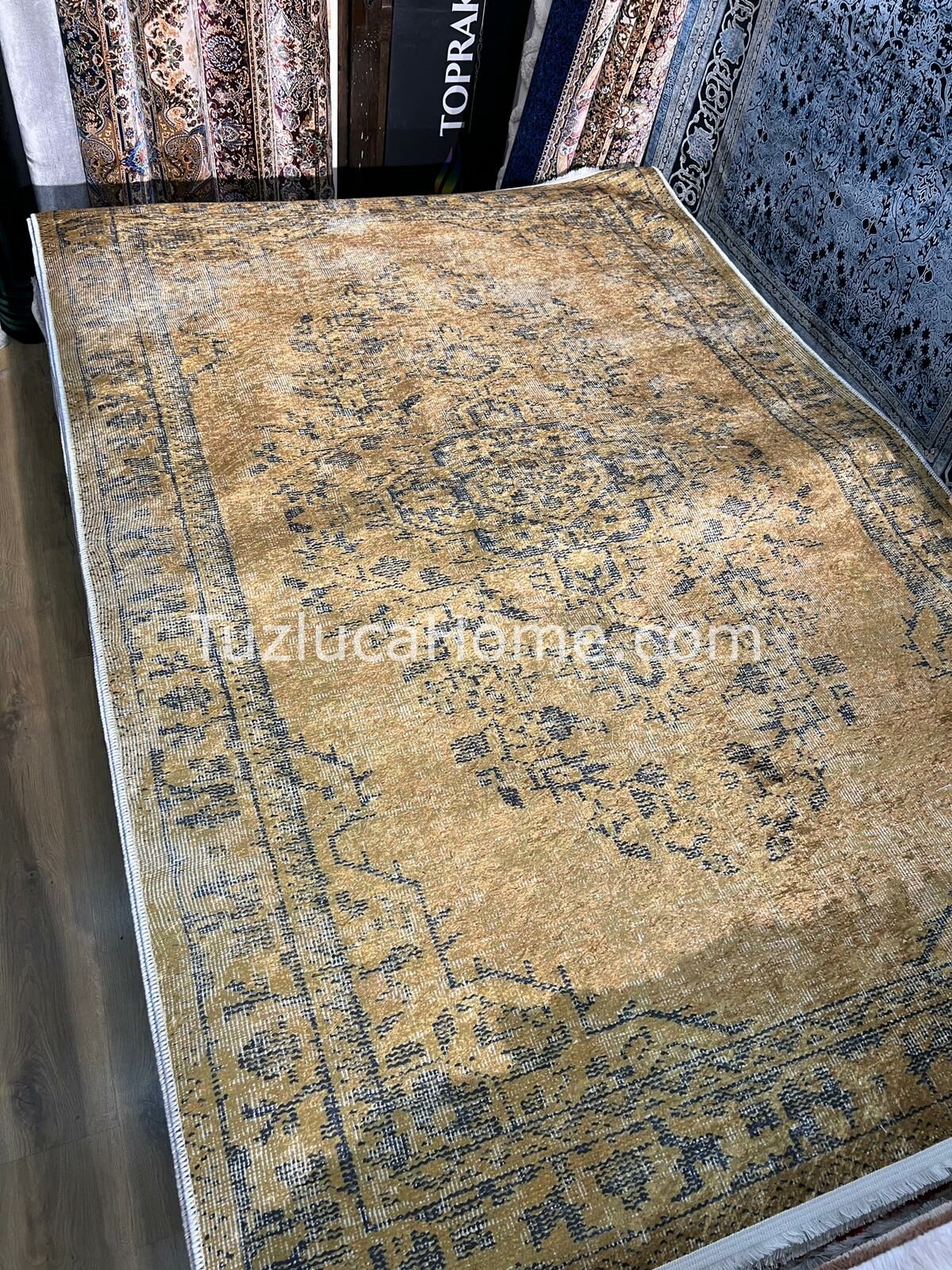 Tuzluca Home Yıkanabilir Dokuma Taban Kilim Vintage 0109
