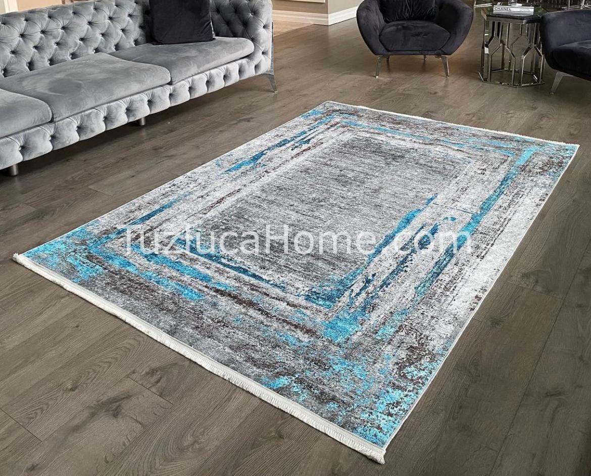 Tuzluca Home Yıkanabilir Dokuma Taban Kilim 0012
