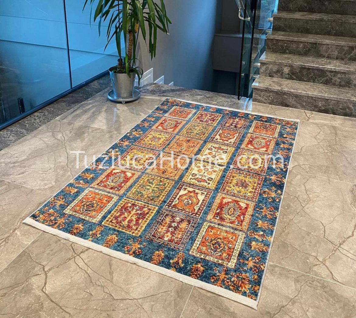Tuzluca Home Yıkanabilir Dokuma Taban Kilim 0017