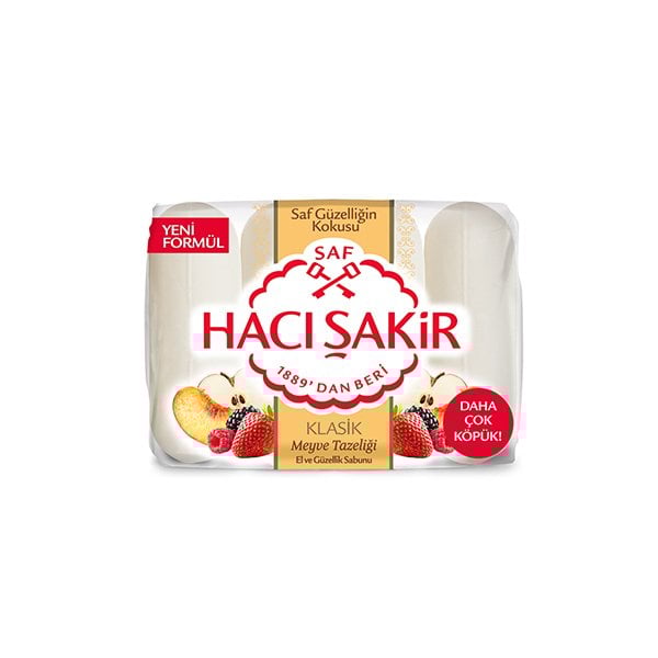 Hacı Sakır Guzellık Sabunu 4x70 Gr Klasık Meyve Tazelıgı