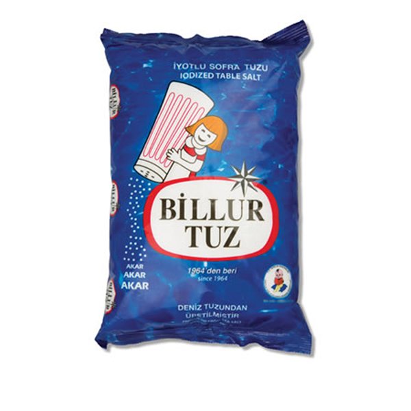 Bıllur Tuz Iyotlu Tuz 750 Gr Sofra