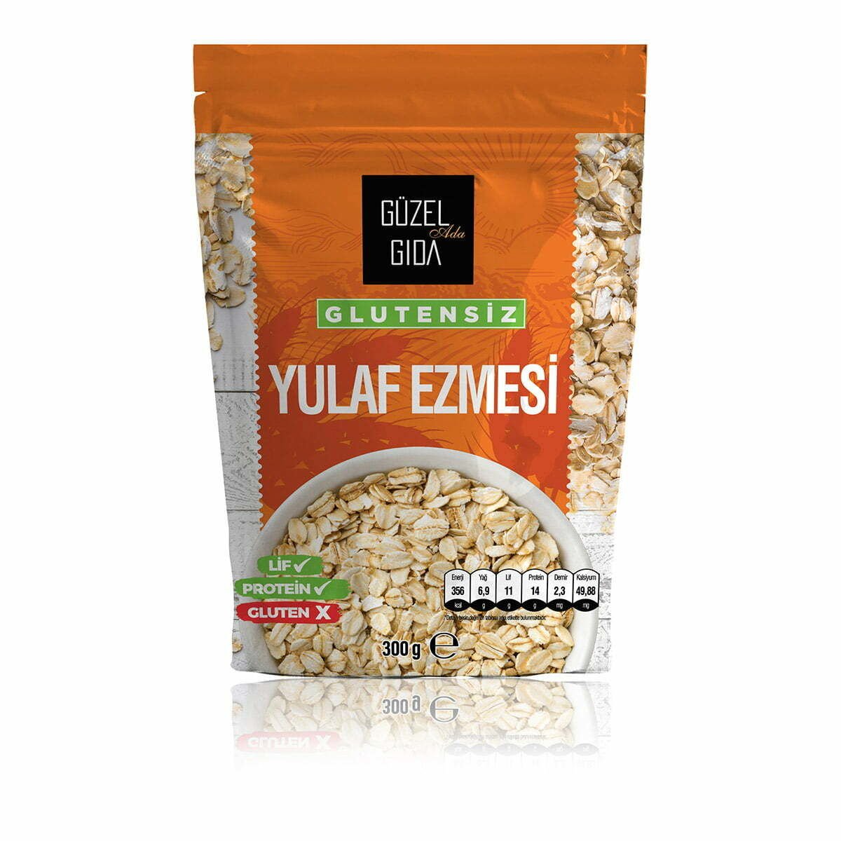 Güzel Ada Gıda Glutensiz Yulaf Ezmesi 300 Gr