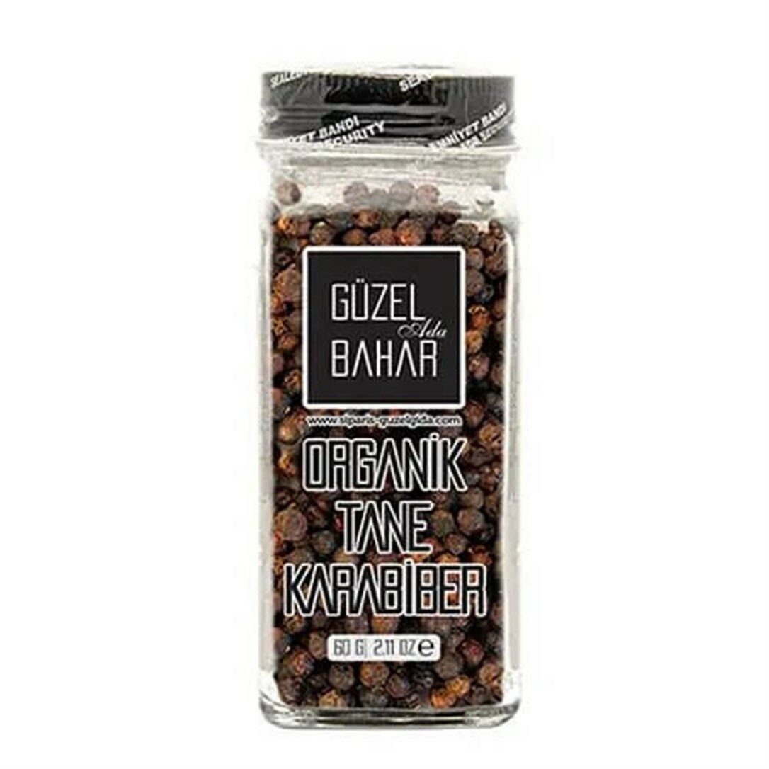 Güzel Ada Gıda Organik Karabiber Tane 60 Gr