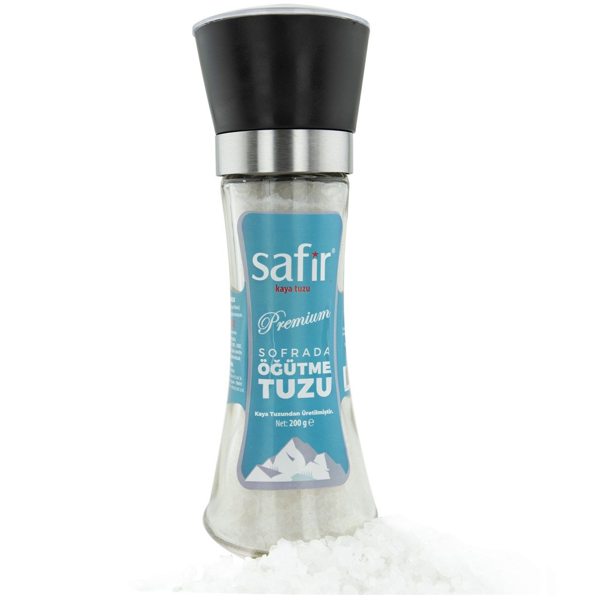 Safir Dogal Kaya Tuzu Öğütme 200 Gr