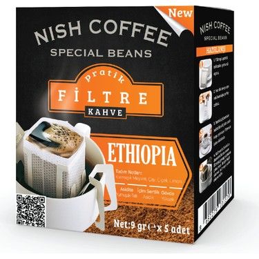 Nish Pratik Filtre Kahve Etiyopya 50 Gr