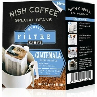Nish Pratik Filtre Kahve Guatemala 50 Gr
