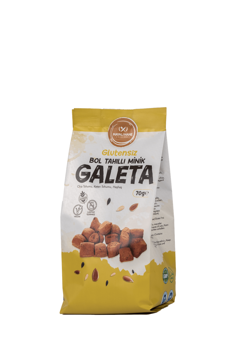 Mayalı Hane Glutensiz Bol Tahıllı Mınık Galeta 70 Gr
