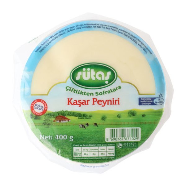 Sutas Kasar Peynırı 400 Gr Pıknık