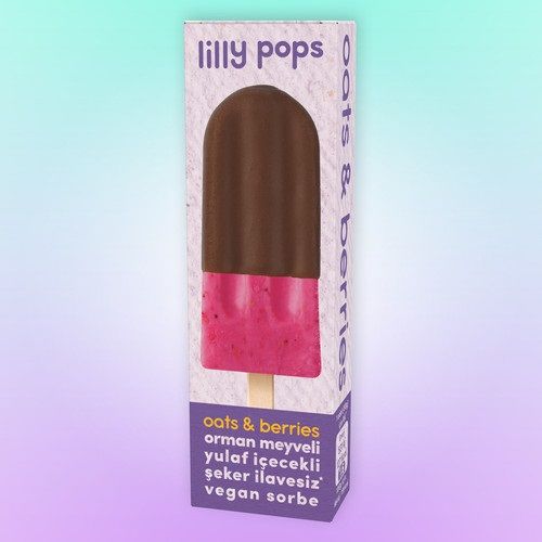Lilly Pops Orman Meyveli Vegan Sorbe Dondurma, 70 gr