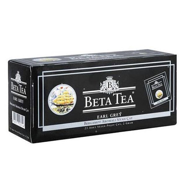 Beta Earl Grey Tea Bags Bardak 25