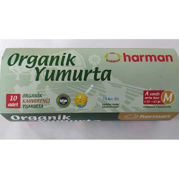 Harman Organık Yumurta 10'lu Kahverengı