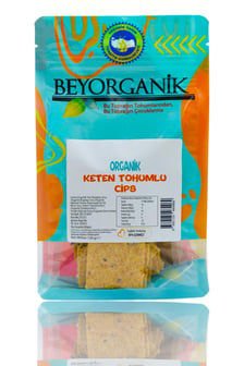 Beyorganik Organik Keten Tohumlu Cips 120 Gr