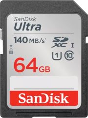 Sandisk Ultra 64GB SDXC 140MB/s Hafıza Kartı