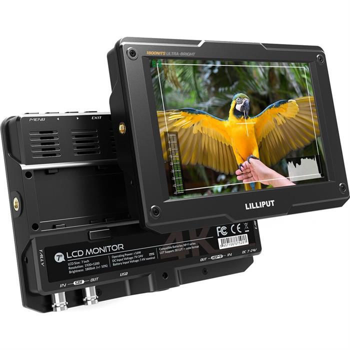 Lilliput H7S 7inç Ultra-Bright 4K HDMI/3G-SDI Monitor