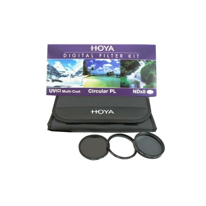 Hoya 55mm Digital Filter Kit UV CPL ND Filtre Seti