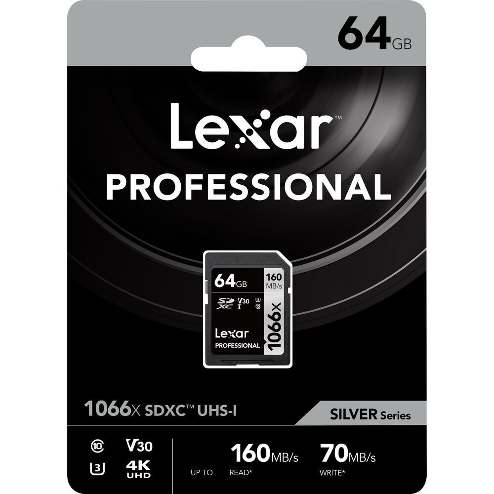 Lexar 64GB SDXC 1066x 160MB/s Hafıza Kartı