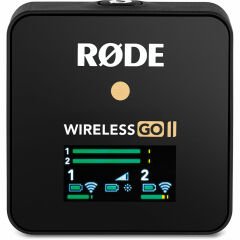 Rode Wireless Go II 2 Konuşmacılı Kablosuz Mikrofon (Siyah)