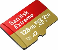 Sandisk Extreme 128GB MicroSDXC 160MB/s Hafıza Kartı (Adaptörsüz)