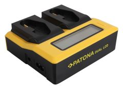 Patona 7686 LP-E4 LP-E19 Canon Dual LCD USB Şarj Cihazı