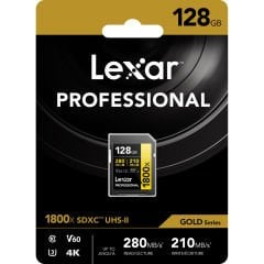 Lexar 128GB 1800x V60 UHS-II SDXC Hafıza Kartı