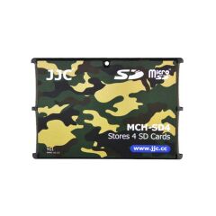 JJC Memory Card Case Hafıza Kartı Tutucu (4 SD Kart - Kamuflaj)