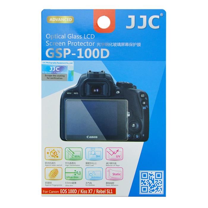 JJC GSP-100D LCD Ekran Koruyucu Optik Cam (Canon 100D)