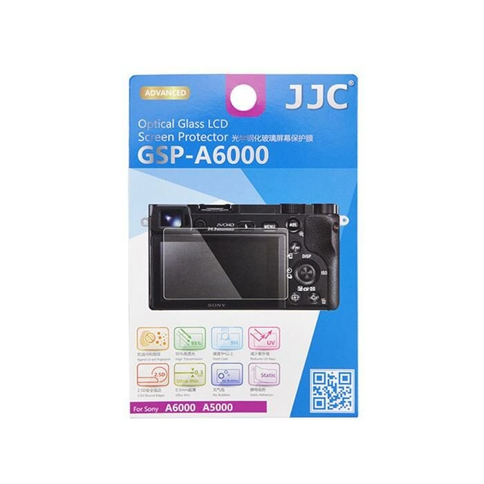 JJC GSP-A6000 LCD Ekran Koruyucu Optik Cam (Sony A6600, A6400, A6300, A6100, A6000)