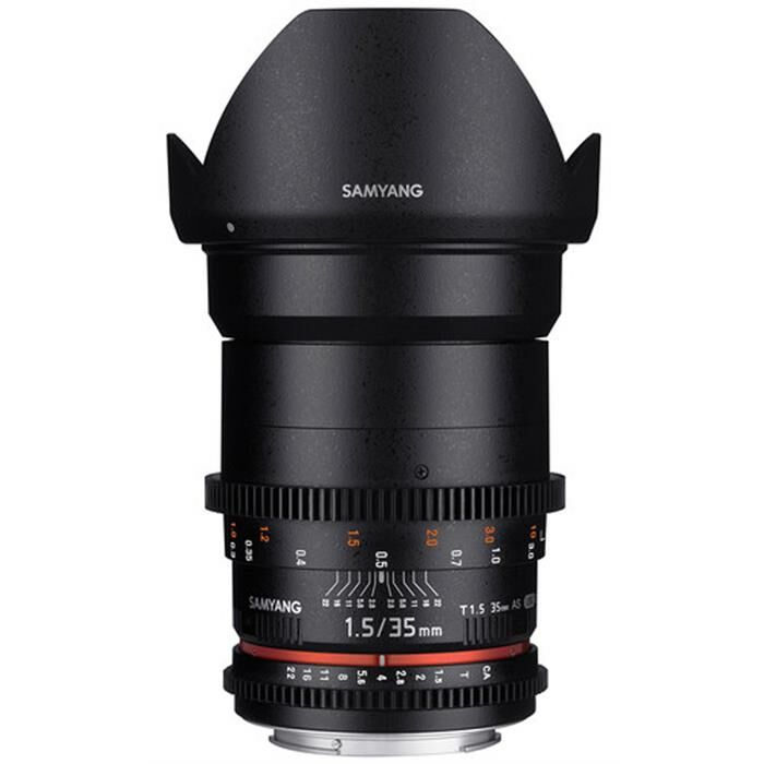 Samyang 35mm T1.5 VDSLR AS UMC II Cine Lens (Canon M)