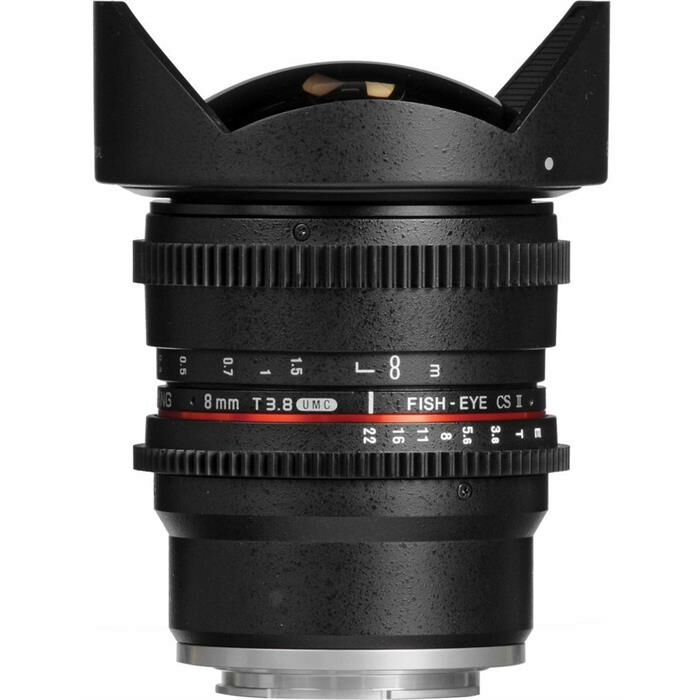 Samyang 8mm T3.8 VDSLR HD UMC CS II Fisheye Balıkgözü Cine Lens (Sony E)