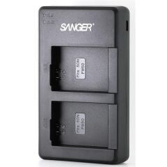 Sanger NP-FW50 Sony İkili USB Şarj Aleti (Fiş Adaptörü Hariç)