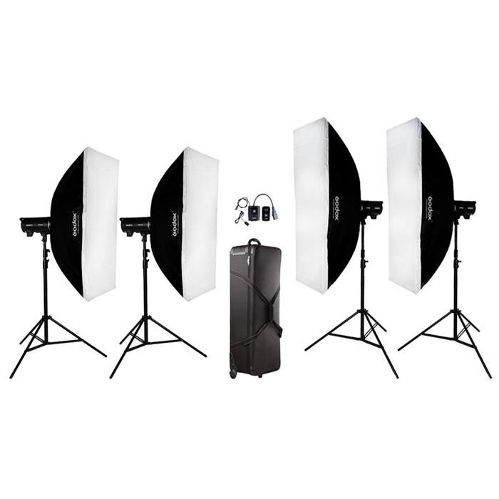 Godox DP800 III / DP400 III 4'lü Paraflaş Kit (400W/800W)