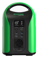 Patona 9990 Premium Taşınabilir Güç İstasyonu Outdoor 300 - 300W/220V USB5V/3A QC3.0 DC12V/5A (Patona 2640 Premium GAN PD65W Adaptör Hediye)