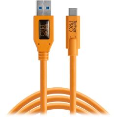 Tether Tools CUC3215-ORG 4.6m USB Kablosu (USB-C - USB 3.0)