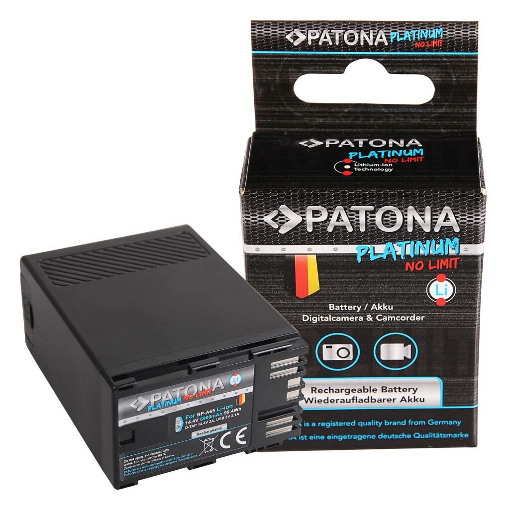 Patona 1315 Platinum BP-A65 Canon Batarya