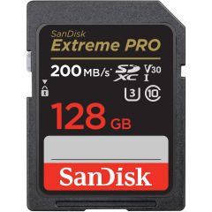 Sandisk 128GB SDXC Extreme Pro 200MB/s Hafıza Kartı