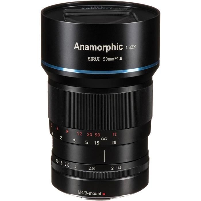 Sirui 50mm f1.8 Anamorphic 1.33x Lens (Micro Four Thirds)