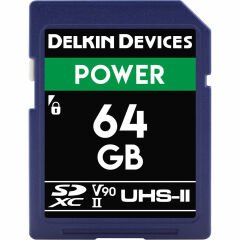 Delkin Devices 64GB Power SDXC UHS-II 2000X 300MB/s V90 Hafıza Kartı