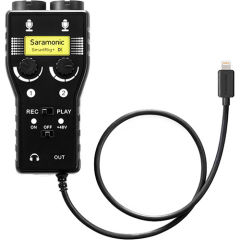 Saramonic SmartRig+ Di İki Kanal Mikrofon & Gitar Mixeri (iOS)