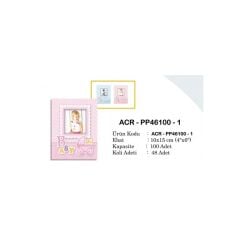 ACR 10x15cm Pencereli Bebek Albümü 100'lük (Pembe)