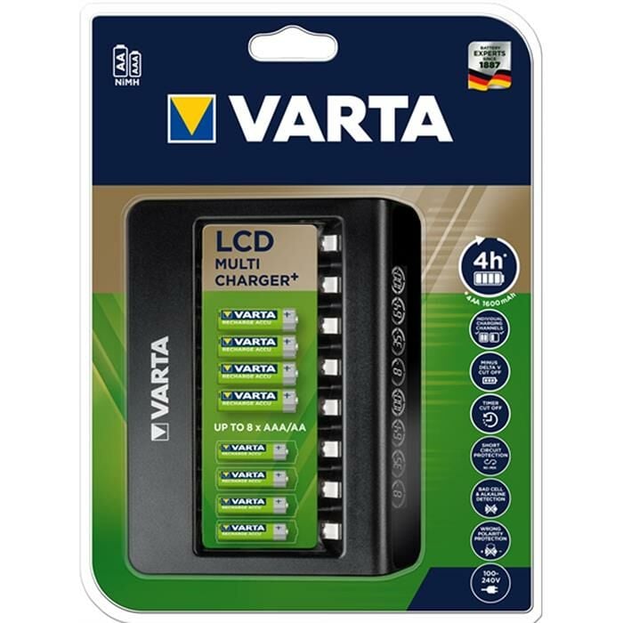 Varta LCD Multi Charger 8AA Şarj Cihazı