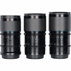 Sirui Sniper 23mm, 33mm, 56mm f/1.2 APS-C AF Lens Seti (Sony E, Siyah)