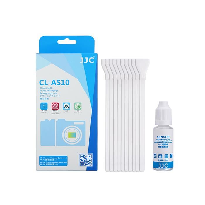 JJC CL-AS10 APS-C Frame Sensor Cleaner Sensör Temizleme Kiti (Likit + 10x Swap)