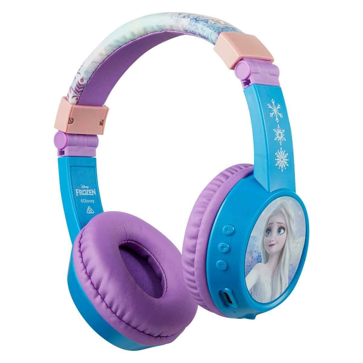 Disney Frozen Karlar Ülkesi 2 Lisanslı Mikrofonlu Bluetooth Kulak Üstü Çocuk Kulaklığı