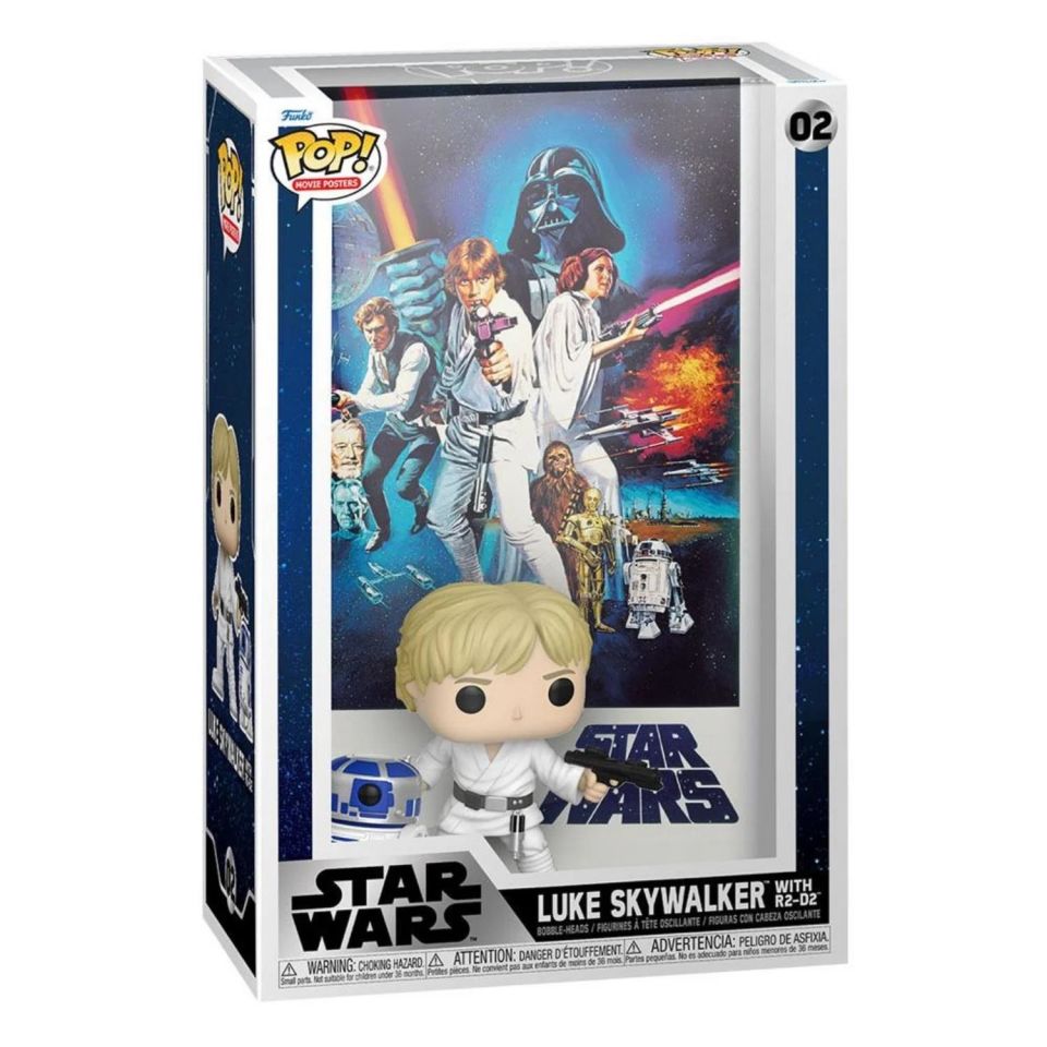 Funko Deluxe POP Figür - Movie Poster: Star Wars: A New Hope - Luke With R2-D2