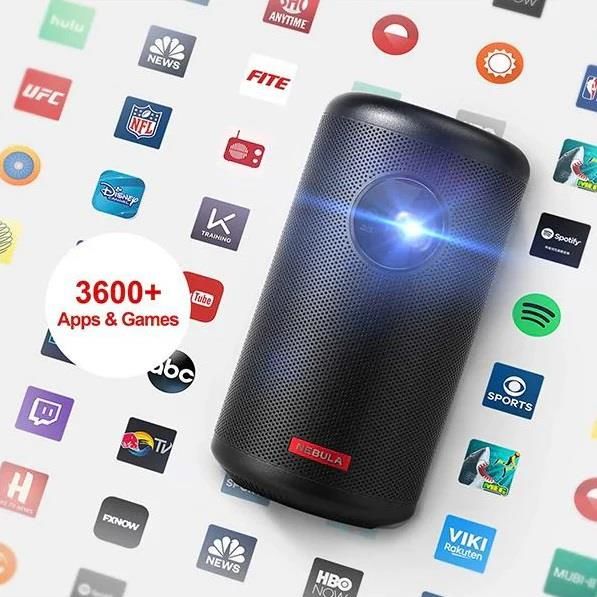 Anker Nebula Capsule II 200 ANSI 720p HD Akıllı Mini Portatif DLP Projeksiyon Cihazı