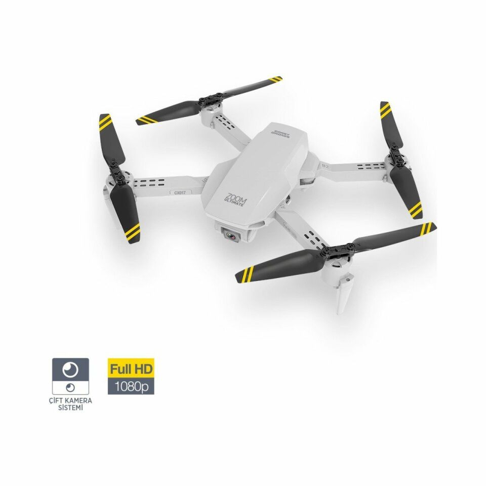 Corby Cx017 Çift Kameralı Katlanabilir Drone Beyaz