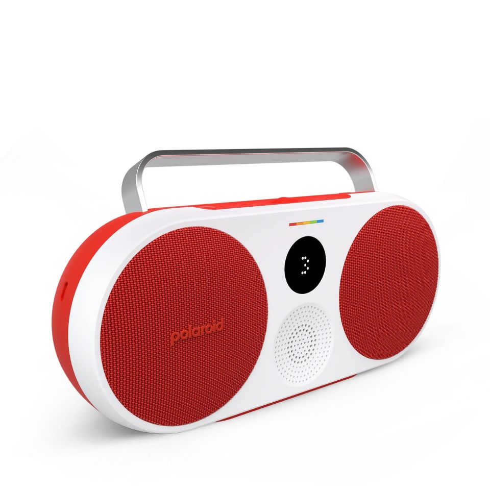 Polaroid Player P3 Bluetooth Hoparlör - Kırmızı & Beyaz