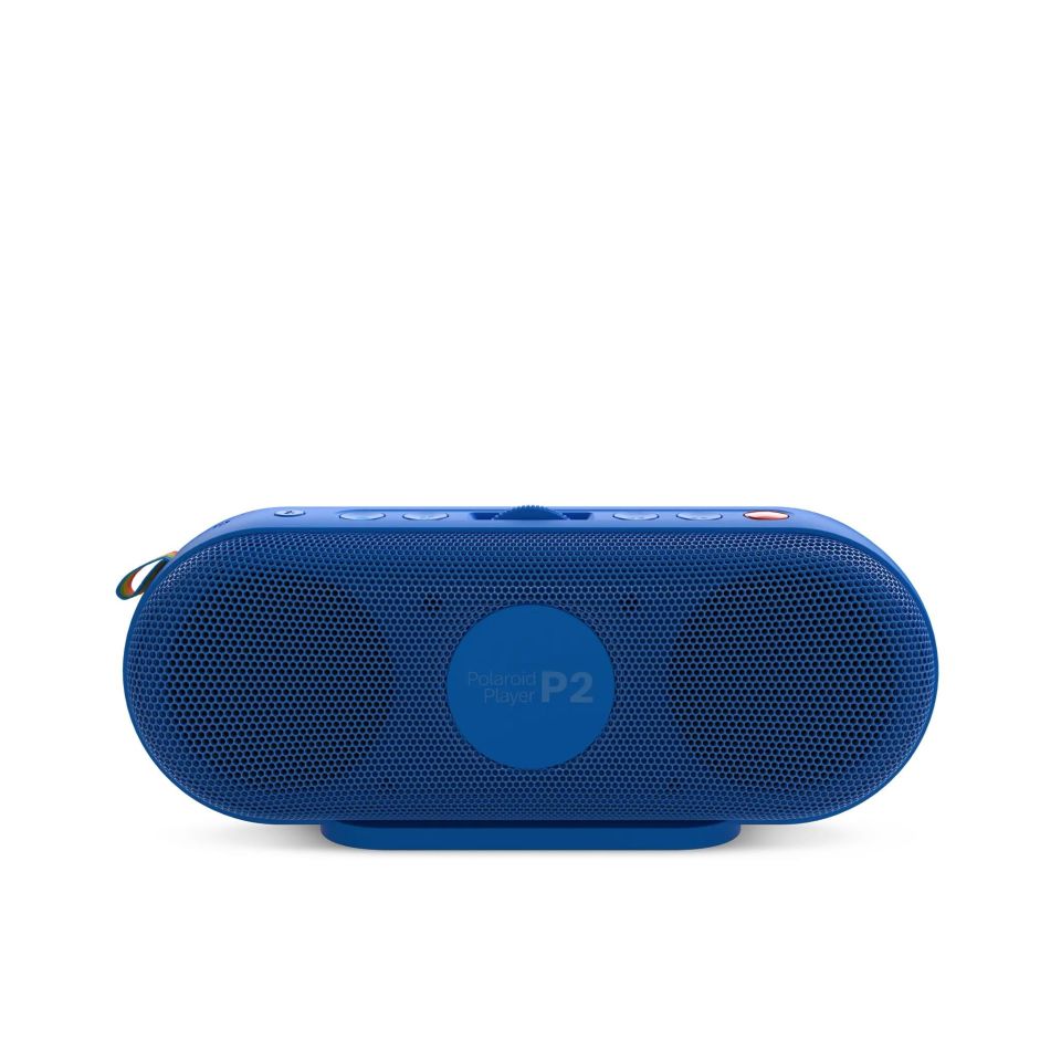Polaroid Player P2 Bluetooth Hoparlör - Mavi & Beyaz